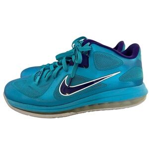 Nike LeBron 9 Low Summit Lake Hornets Size 11.5